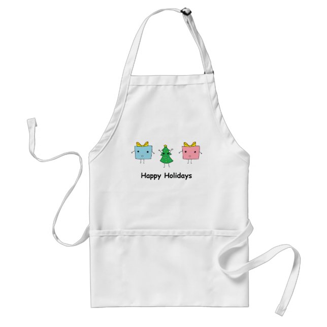 Cute Christmas Standard Apron (Front)