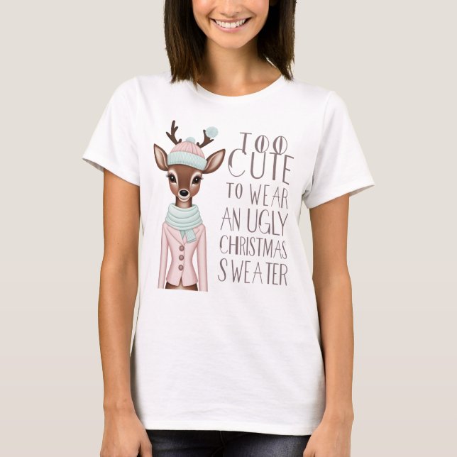 Cute Christmas T-shirt (Front)