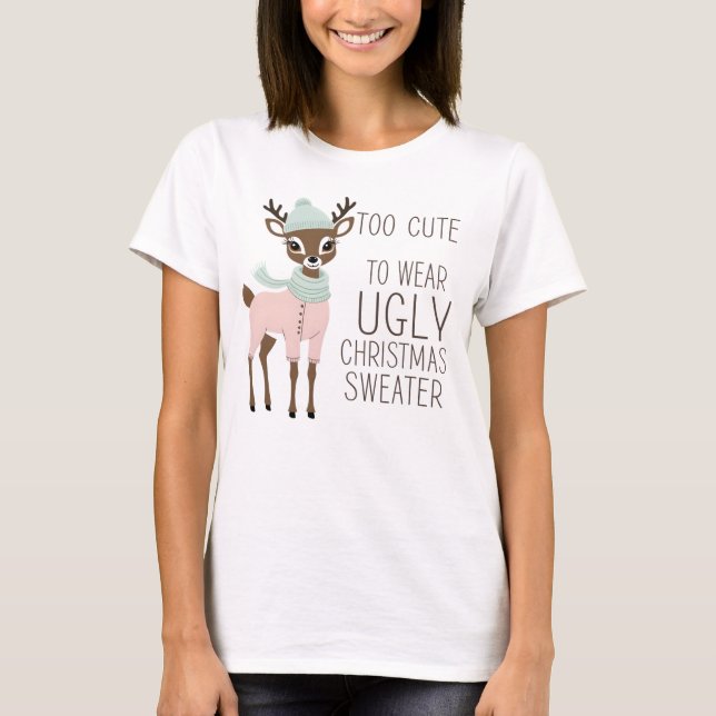 Cute Christmas T-shirt (Front)