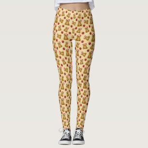 Cute Christmas Teddy Bears Leggings