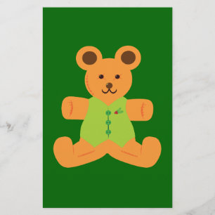 Cute Christmas Teddybear Stationery