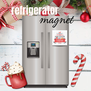 Cute Christmas Theme Holiday Magnet