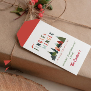 Cute Christmas Tree Gift Tag