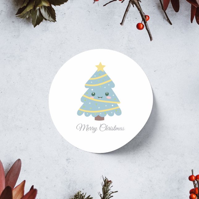 Cute Christmas Tree Sticker (Cute Christmas Tree Sticker)