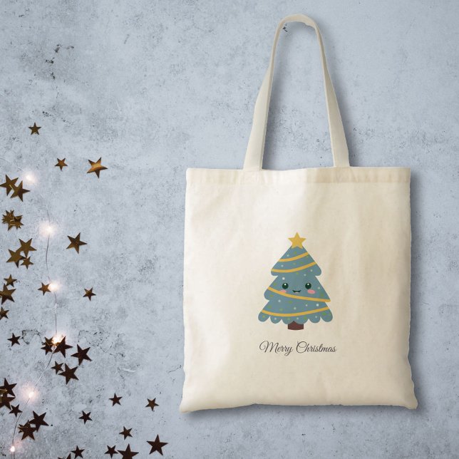 Cute Christmas Tree Tote bag (Cute Christmas Tree Tote bag)