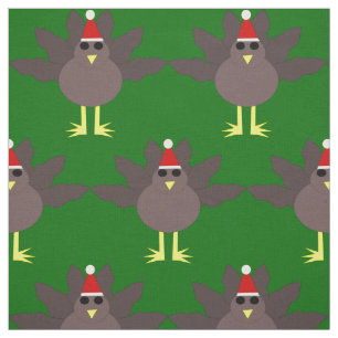 Cute Christmas Turkey Craft Fabric