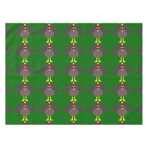 Cute Christmas Turkey Tablecloth