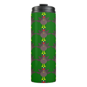 Cute Christmas Turkey Thermal Tumbler