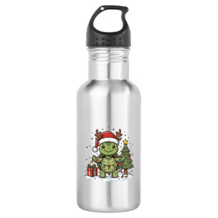 Cute Christmas Turtle Vintage Engraving Shirt Desi 532 Ml Water Bottle