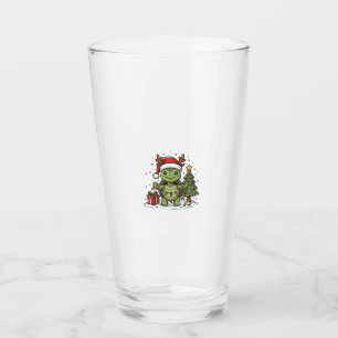 Cute Christmas Turtle Vintage Engraving Shirt Desi Glass