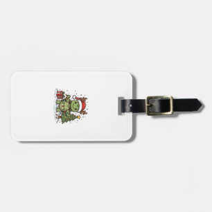 Cute Christmas Turtle Vintage Engraving Shirt Desi Luggage Tag