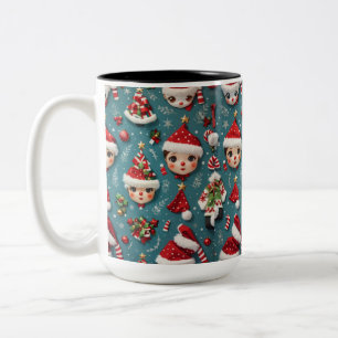 Cute Christmas  Two-Tone Coffee Mug