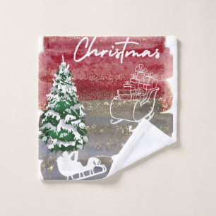 Cute Christmas Wash Cloth