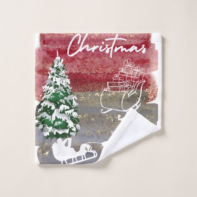 Cute Christmas  Wash Cloth (Wash Cloth)