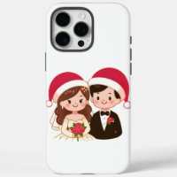 Cute Christmas Wedding Couple