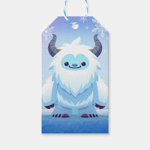 Cute Christmas/winter yeti Gift Tags