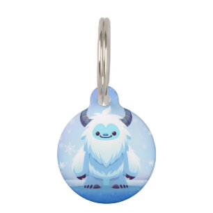 Cute Christmas/winter yeti Pet Tag
