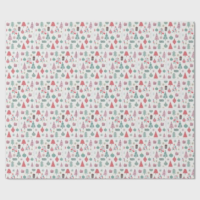 Cute Christmas Wrapping Paper (Flat)