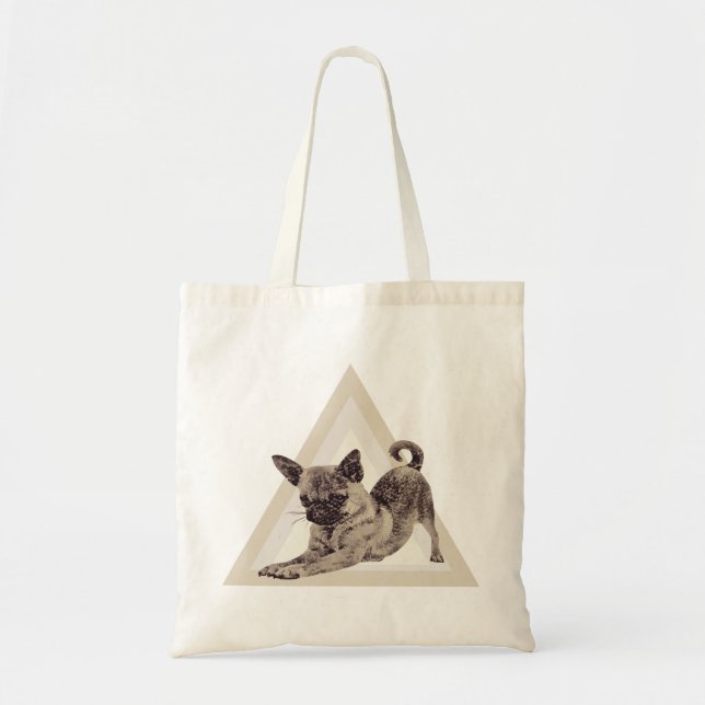 Cute Chug Dog Tote Bag (Front)