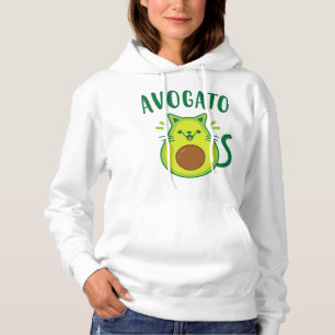 Cute Cinco de Mayo Avogato Avocado Cat Funny Avoca Hoodie