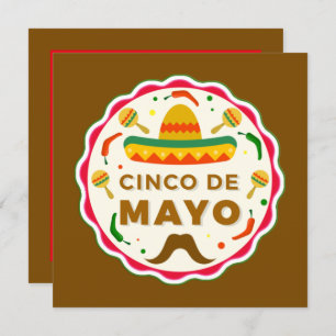 Cute Cinco De Mayo party Invitation