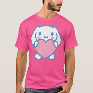 Cute Cinnamoroll Holding A Heart T-Shirt