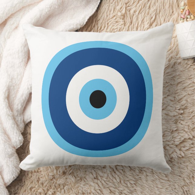 Cute Circle Blue and Purple Pattern  Cushion (Blanket)