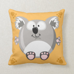 Cute circle koala bear cushion