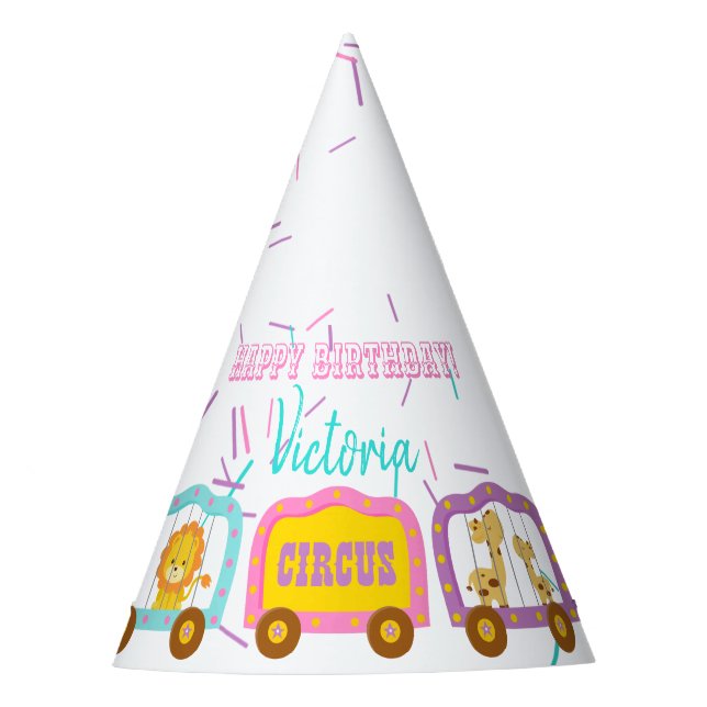 Cute Circus Party Hat (Front)