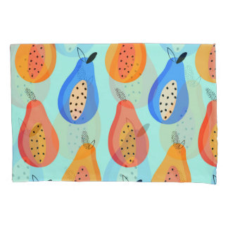 Cute Citrus Fruits Summer Vintage Pillowcase