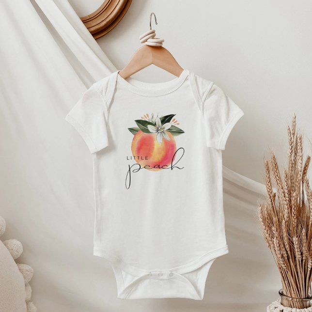 Cute Citrus Tangerine Little Cutie Fruit Baby Body Baby Bodysuit (Creator Uploaded)