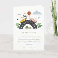 Cute Cityscape Urban Vehicle Cars Road Baby Shower