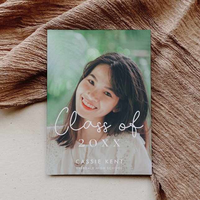 Cute Class of 2025 graduation photo Announcement (Creator Uploaded)