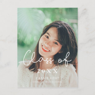 Cute Class of 2025 graduation photo Postcard