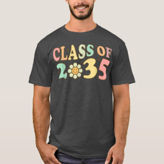 Cute Class Of 2035 Kindergarten Prek Grow with Me  T-Shirt