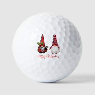 Cute Classic Gnomes Custom Christmas Golf Balls