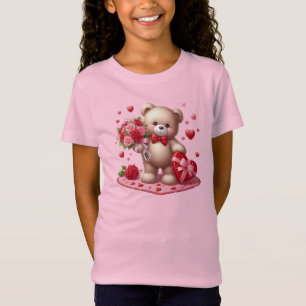 Cute, classic Valentine's day teddy bear T-Shirt