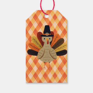 Cute, classic/vintage Thanksgiving Turkey Gift Tags