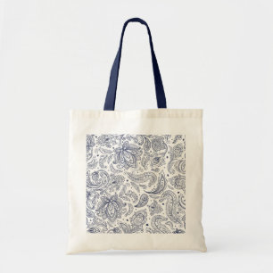 Cute classical flowers patterns tote bag