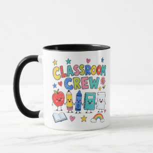 Cute Classroom Crew Teacher Classroom Decor Mug