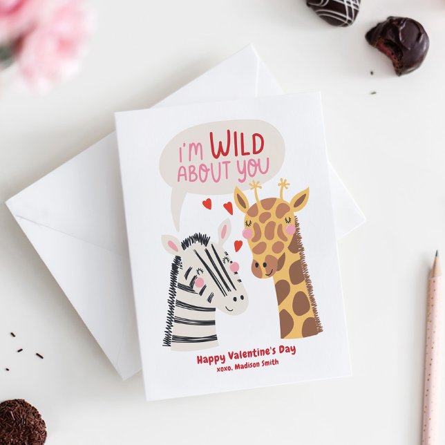 Cute Classroom Kid's Valentine's Day Cards (Kids Valentine's Day Card)