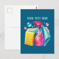 Cute cleaning business customizable