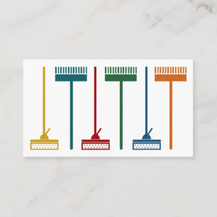 Cute Cleaning Service Business Cards