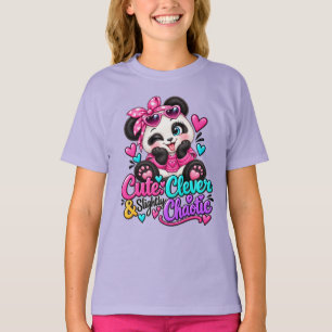 Cute Clever Chaotic Panda T-Shirt