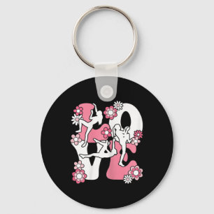 Cute Climbing Love Climb Climber Women Girls Kids  Key Ring