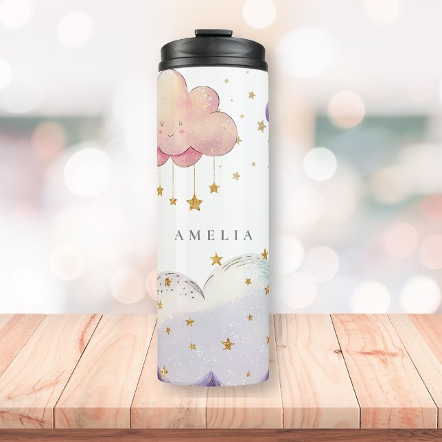 Cute Cloud Star Thermal Tumbler (Creator Uploaded)