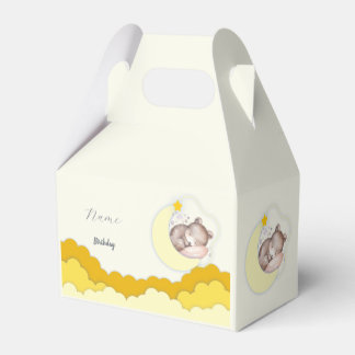 Cute Clouds Birthday Party Decorations Favour Box