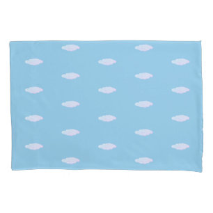 Cute Clouds on Light Blue Pillowcase