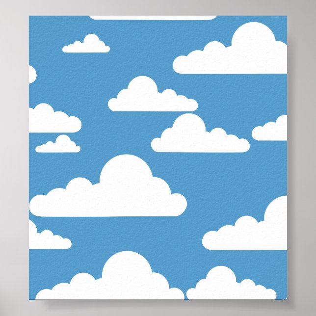 Cute Clouds Poster (Front)