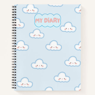 Cute Cloudy Sky Notebook